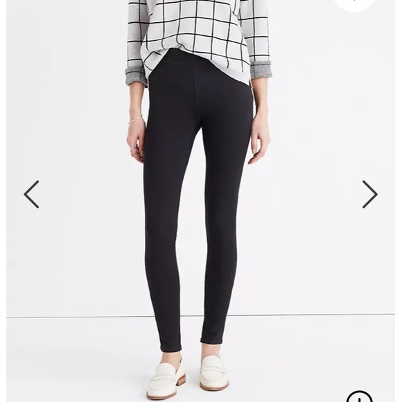 Madewell The Anywhere Jean Leggings Black size 25 - Picture 1 of 13